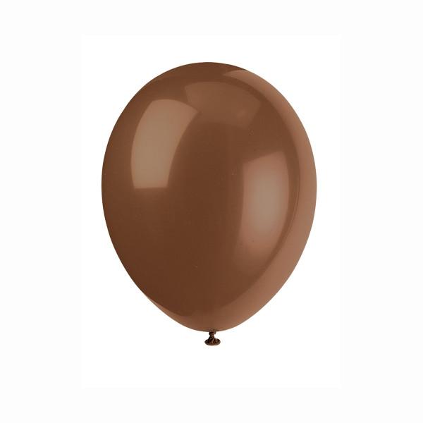 Ballon Choco-Braun, 10 Stk.