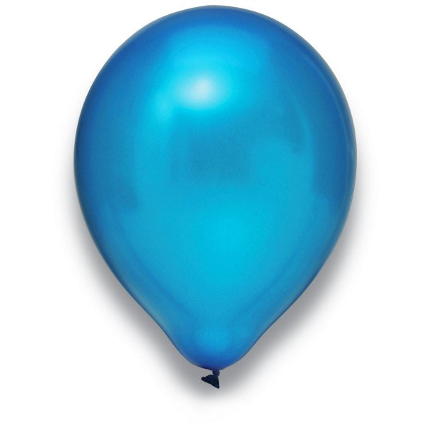Luftballon 100 Stk. royalblau mit perleffekt