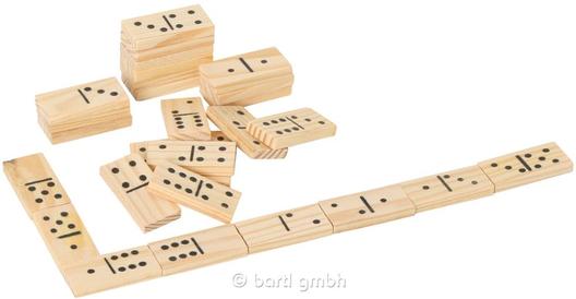 Domino-Mikado in der Holzbox, 2 in 1