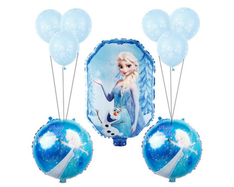 Folienballon, Frozen Elsa Set, 45 cm, 3 Stk