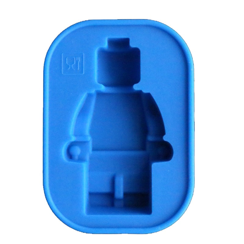 Silikonform, Lego Mann, 10 cm, 3-er Set