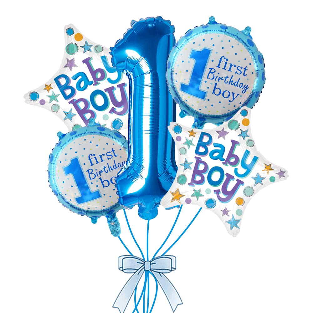 Folienballon-Set  &quot;First Birthday Boy&quot;