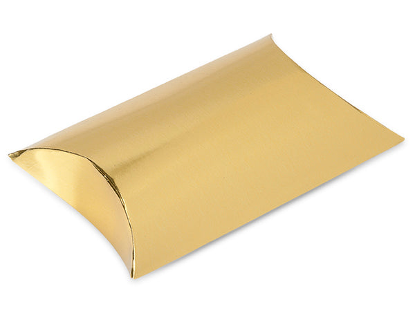 Kissenbox, Geschenk-Schachtel, 10 Stk, Gold, 21 x 31cm