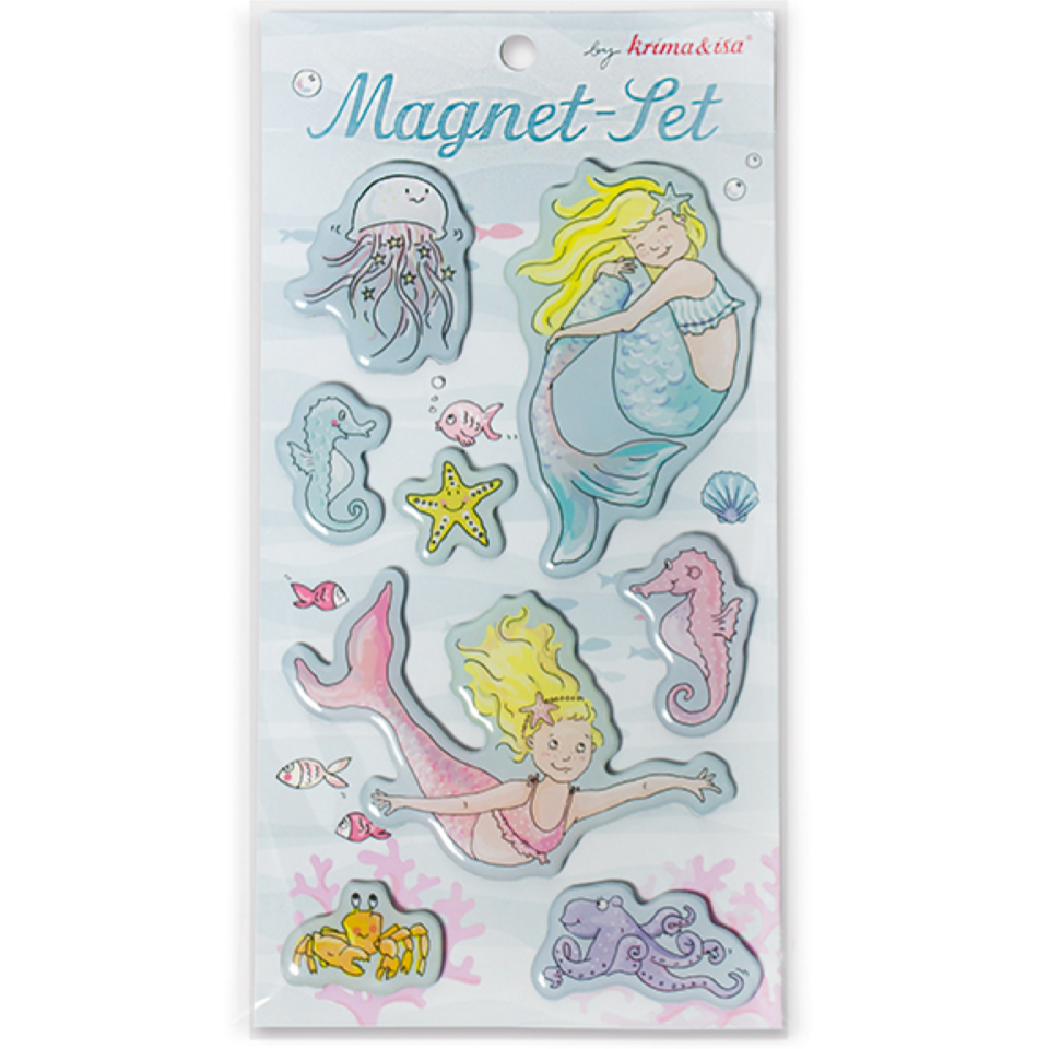 Magnet-Set Meerjungfrau, 8 Sujets
