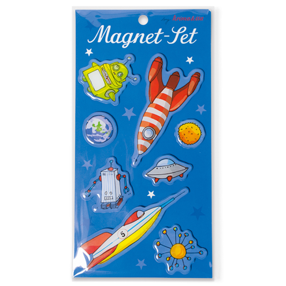 Magnet-Set Raketen, 8 Sujets