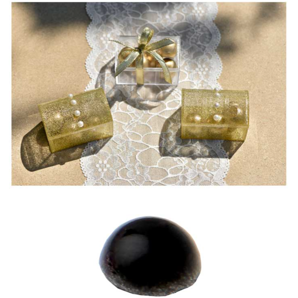 Perlensticker schwarz, 60 Stk