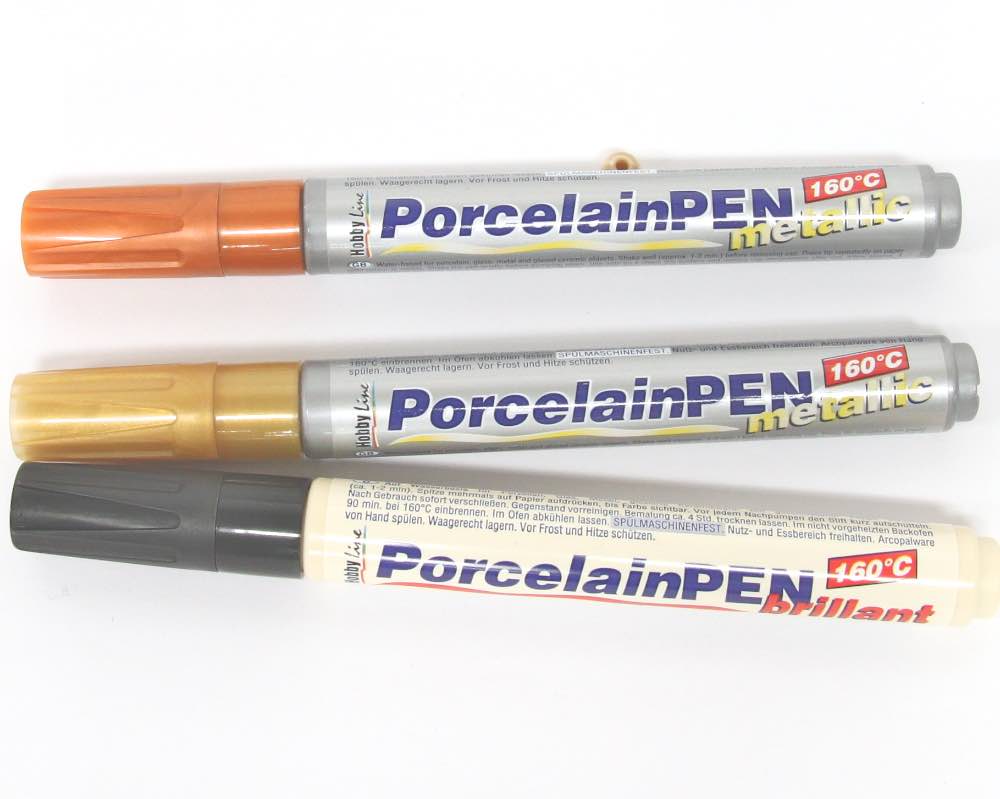 Porzellan-Stift, 1 Stk, div. Farben