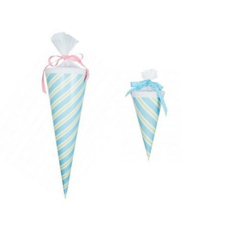 Schultüte, Lollipop aqua-mint, 15 oder 30cm