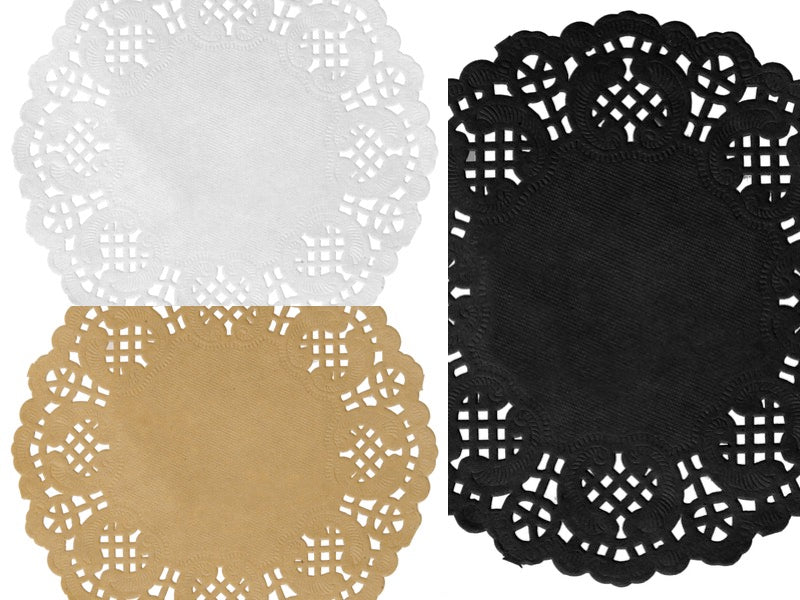 Tischsets, Doily, 10 Stk, Farbauswahl