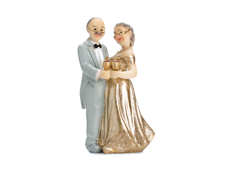 Tortenfigur Brautpaar, Goldene Hochzeit