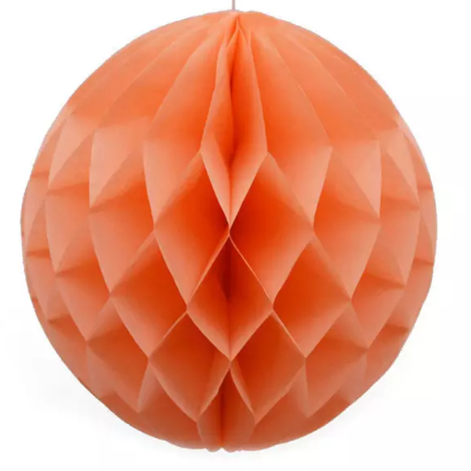 Papier Wabenball, apricot, 20cm